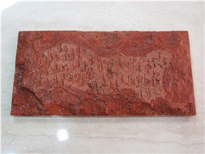 Mushroom Red Travertine