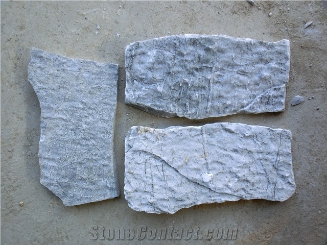 Silver Grey Wall Cladding, Grey Quartzite Wall