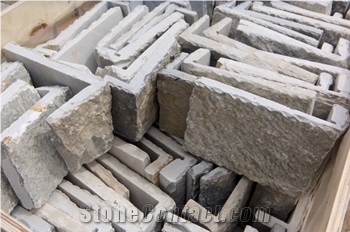 Silver Grey Wall Cladding, Grey Quartzite Wall