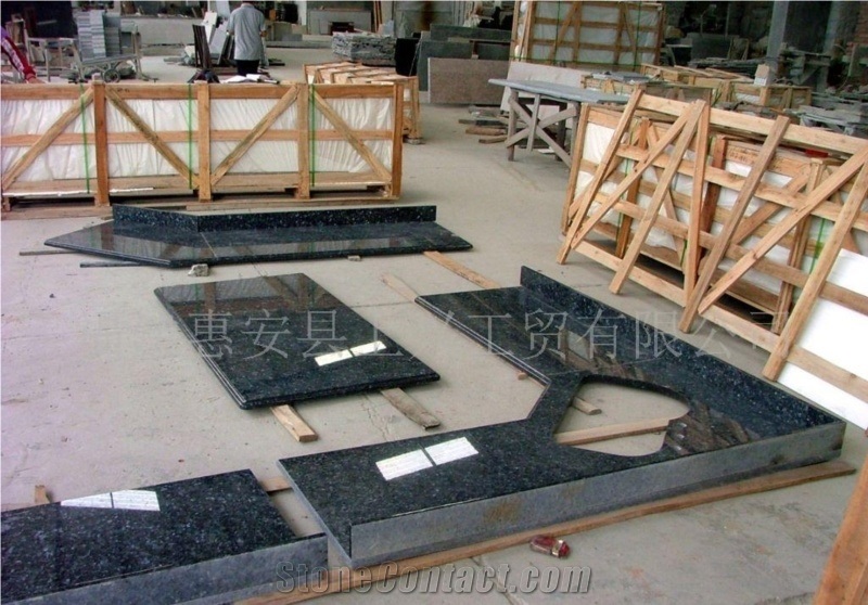 Black Galaxy Countertop, Galaxy Black Granite Countertop