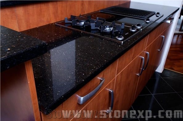 Black Galaxy Countertop, Galaxy Black Granite Countertop