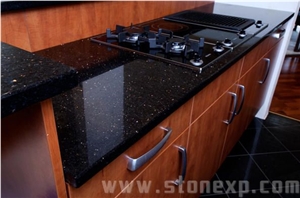 Black Galaxy Countertop, Galaxy Black Granite Countertop