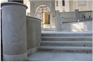 Perlato Europa Limestone Stairs, Beige Limestone Stairs