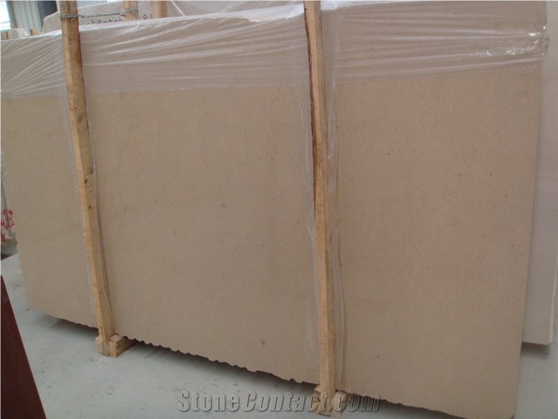 China Beige Natural Limestone Slabs