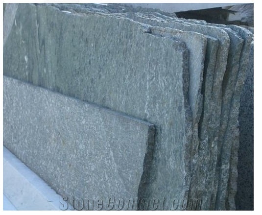 Granit Verde Oropa Slabs, Italy Green Granite