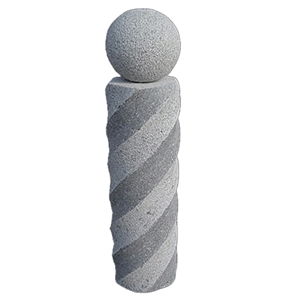 Stone Water Roating Ball Fountain, Pink Granite Ball Fountain
