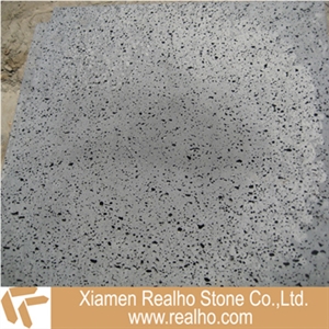 Nature Black Lava Stone, Black Basalt Cobble, Pavers