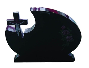 Shanxi Black Tombstone, Black Granite Tombstone