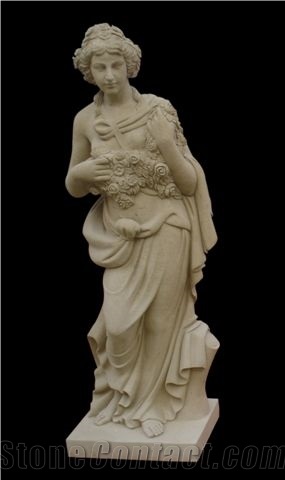 Beige Marble Sculpture