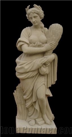 Beige Marble Sculpture