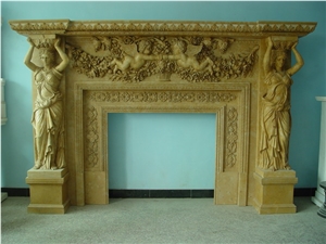 Black Marble Fireplace