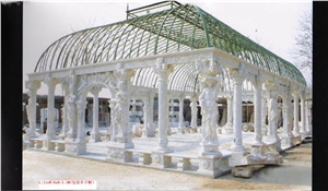 Beijing White Marble Garden Gazebo