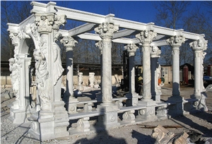 Beijing White Marble Garden Gazebo
