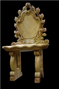 Lavabo Sinks, Yellow Limestone Sinks