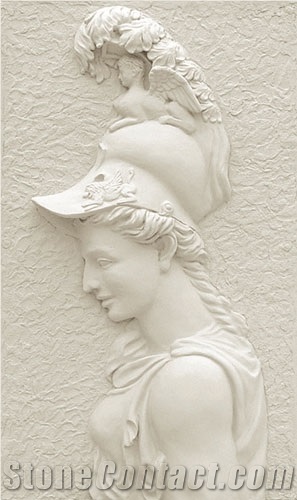 White Marble Relief