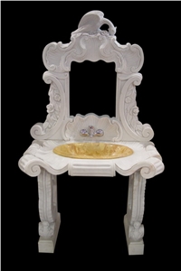 Sinks Marble Sink Stone Sinks, Beijing White Marble Sinks
