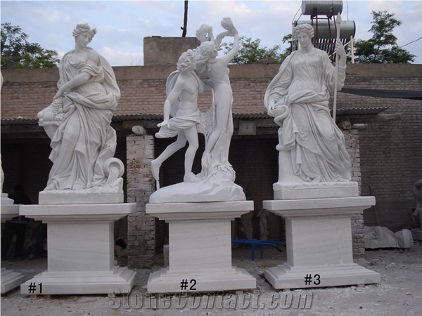White Marble Statue