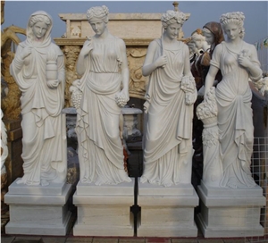 White Marble Statue