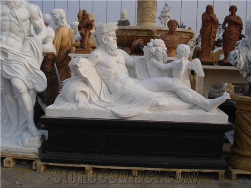 White Marble Statue