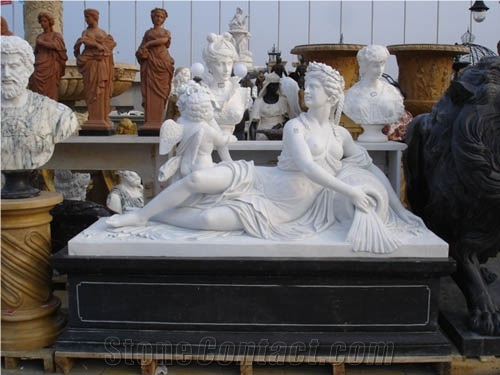 White Marble Statue