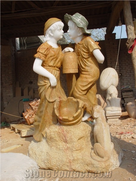 White Marble Statue