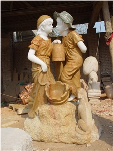 White Marble Statue