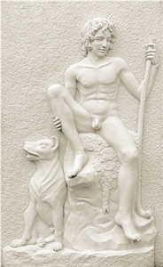 White Marble Carved Panel
