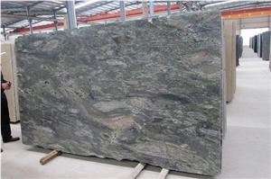 Imperial Green Granite Slabs, Verde Imperial Granite Brazil Green Granite