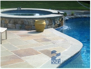Pool Coping, Patio, Indiana Beige Limestone