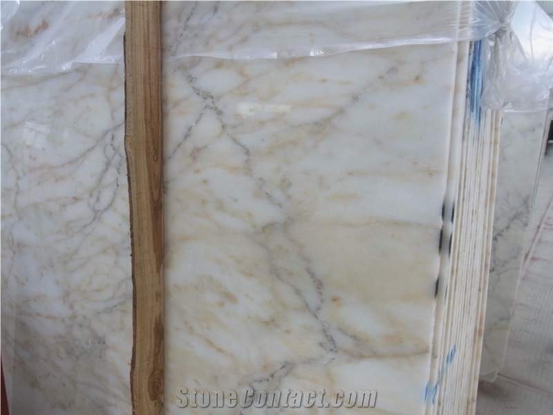 Golden Cyristal Marble Slab, Turkey Yellow Marble
