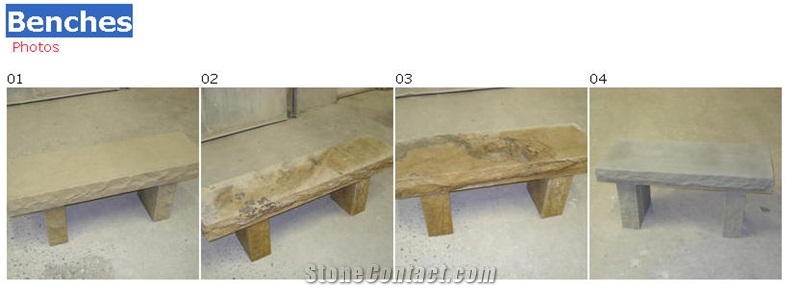 Pennsylvania Rust Sandstone Benches