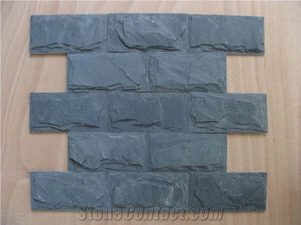 Black Mushroom Slate Tile