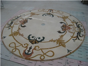 Marble Waterjet Medallion