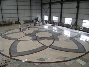 Mosaic Stone Inlayed Medallion