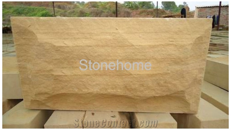 Yellow Sandstone Mushroom Stone