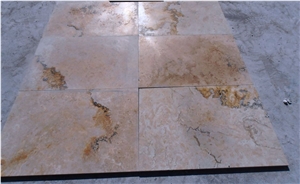 Travertine Yellow Black