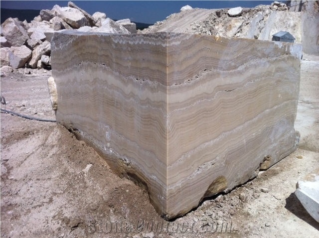 Onice Cappuccino, Solar Onyx (Onice Di Sicilia ), Onice Di Sicilia Onyx Block