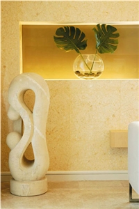 Apricena Fiorito Wall Tiles, Italy Beige Limestone