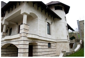 Light Travertine Wall Cladding, Deva Beige Travertine