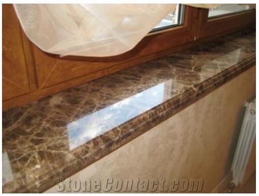 Window Sills, Castanho Imperador Escuro Brown Marble