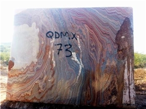 Fantastico Onyx Blocks, Mexico Red Onyx