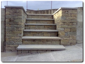 GREY Luserna Stone, Pietra Di Luserna Beige Quartzite Building, Walling