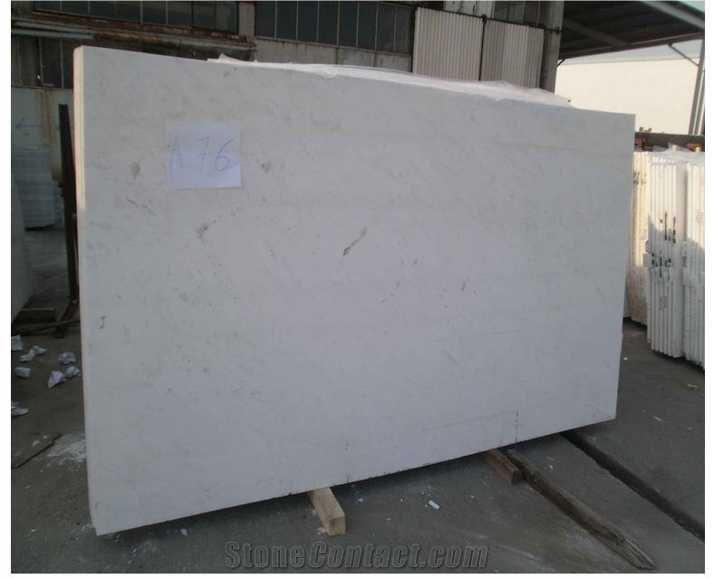 Kycnos White - Kyknos Commercial Slabs, Greece White Marble