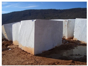 Santorini White Blocks, Greece White Marble Santorini White Blocks, Greece White Marble
