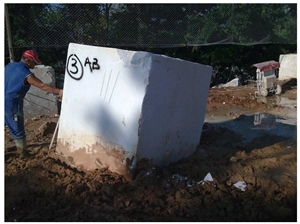 Snow White Marble Of Thassos Blocks
