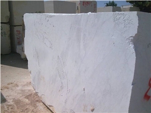 Volakas Imperial Blocks, Greece White Marble