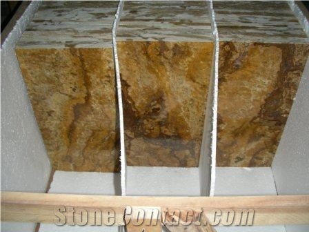 Travertine Zebra, Armenia Brown Travertine Slabs & Tiles