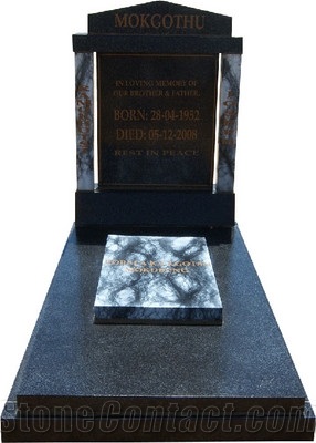 Impala Black Granite Monuments, Nero Impala Black Granite