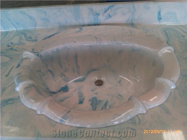 Cultured Marble Wash Basin