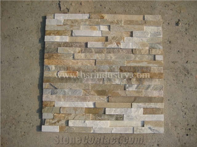 Ledge Stone-001, P014 Beige Slate Ledge Stone